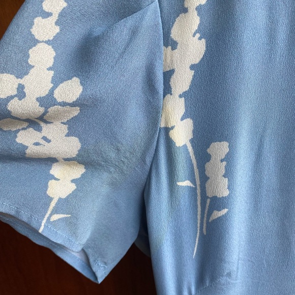 Realisation Par Luella blue wildflower dress size small SOLD OUT MSRP $190 - Picture 7 of 8